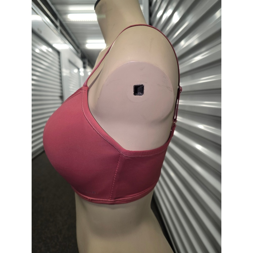 Tahari Rose Pink Full Coverage T-Shirt Bra Adjustable Straps Size 36C - Picture 3 of 6